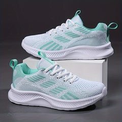 Women's Breathable Trail Running Sneakers with Thick Bottom
