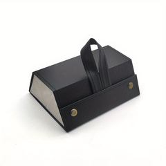Grid Wall Hanging Glasses Storage Bag Organizer Case Travel Glasses Box