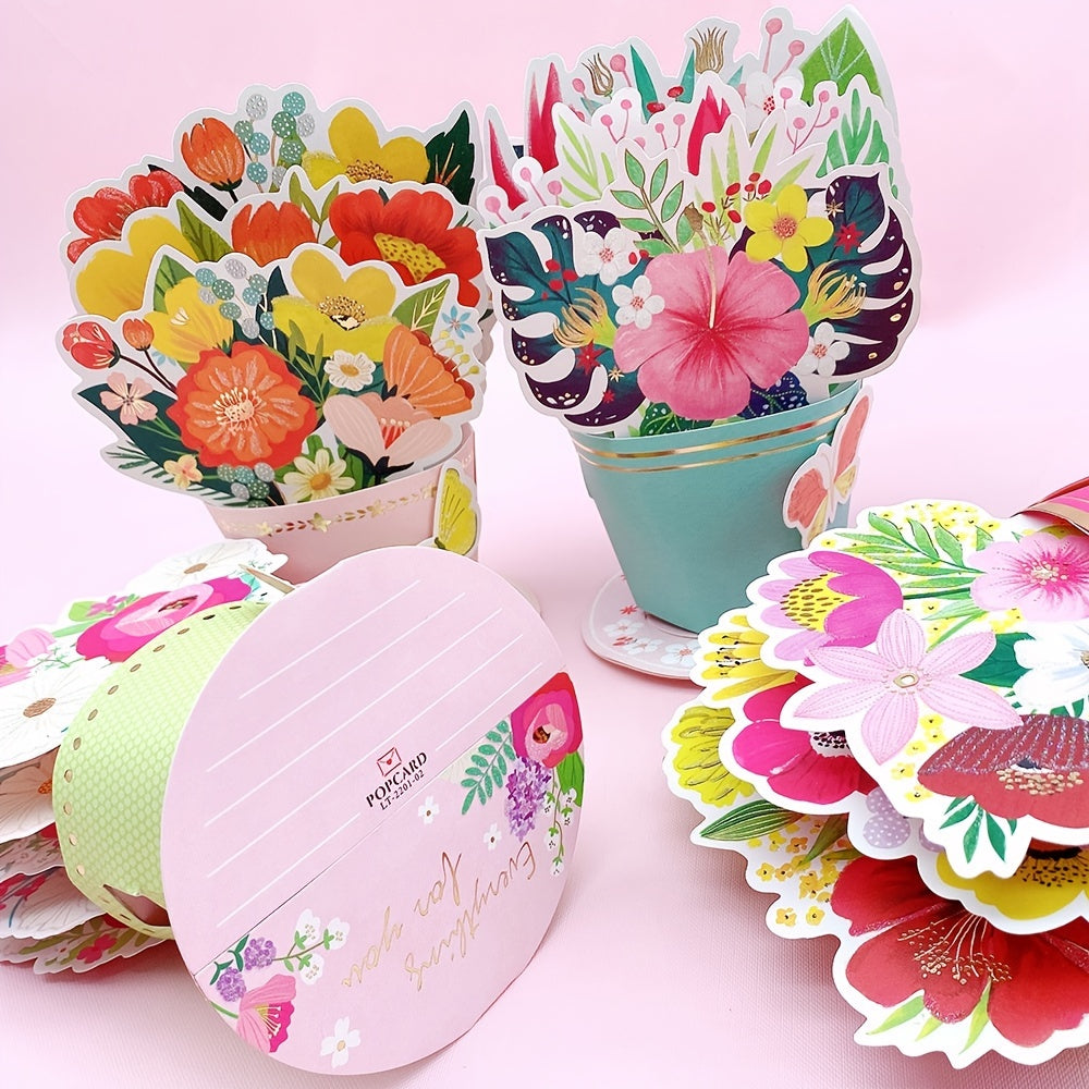 Mother's 3D Greeting Card Creative Gift Paper Carving Decoration Ornament