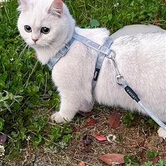 Angel Wings Cat Harness Leash Set - Escape Proof Cat I-Shaped Harness