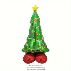 Large 3D Christmas Tree Decoration Balloon Gift