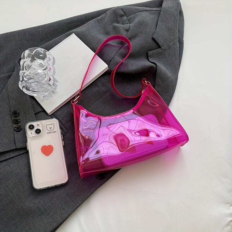 Clear Crossbody Shoulder Bag for Beach Travel