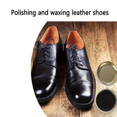 40g Iron Box Shoe Polish Leather Maintenance Oil Wax