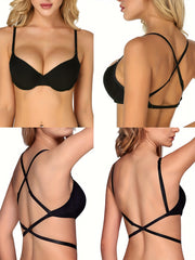 Solid T Shirt Bra Breathable Push Up Lingerie