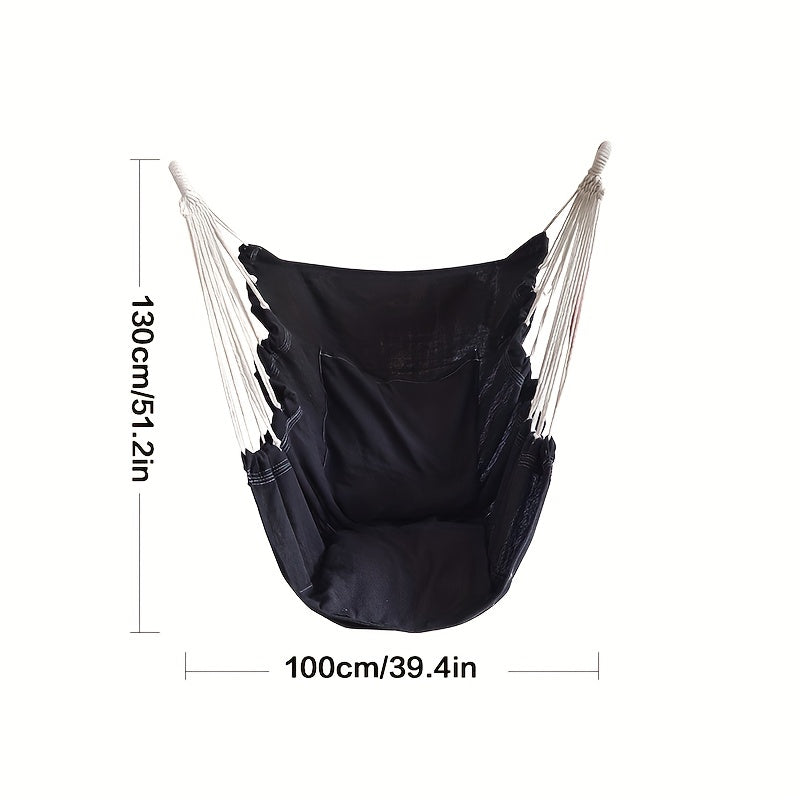 Sturdy Cotton Woven Hammock for Ultimate Outdoor Comfort