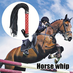 Leather Riding Training Whip Without Sliding