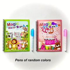 Reusable Watercolor Magic Book for Kids Ages 3+