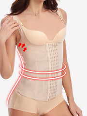 Front Buckle Tank Top Waist Trainer Tummy Control Slimmer