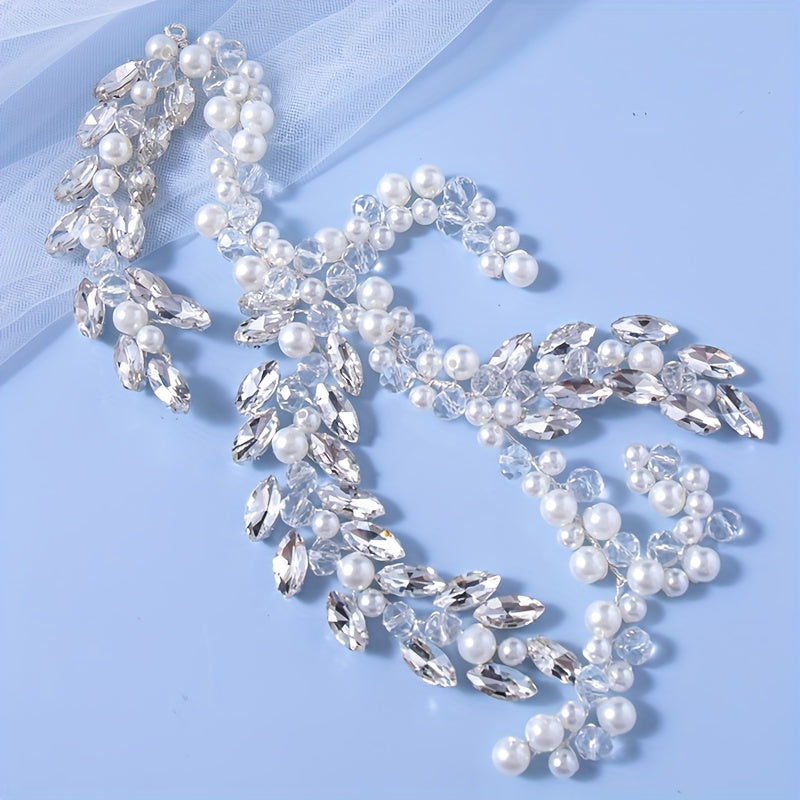 Rhinestone Crystal Bridal Head Piece Jewelry Wedding Hair Accessories