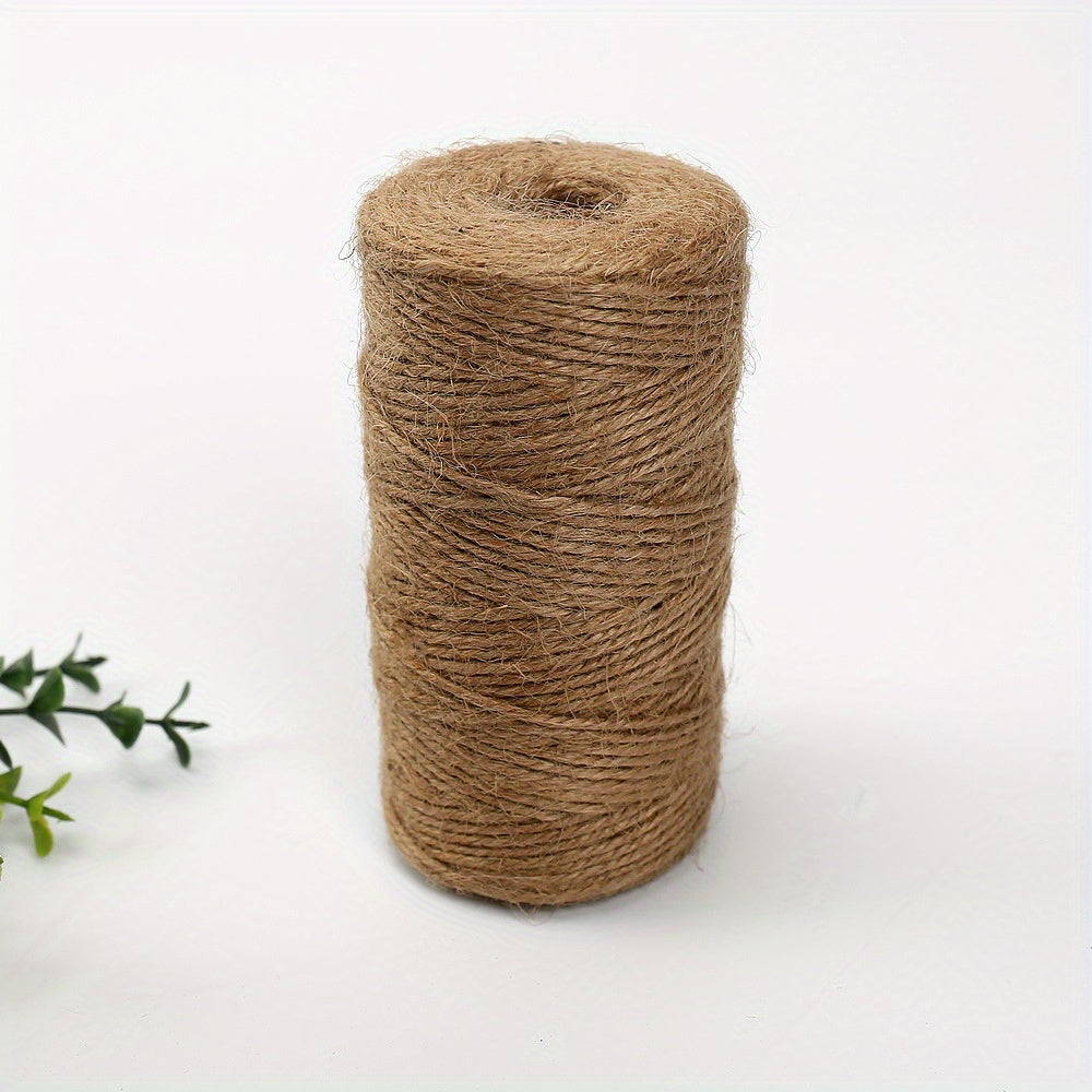 1pc Jute Rope Natural Retro Diy Gift Packaging Tag Hemp Rope Braided Rope Crafts
