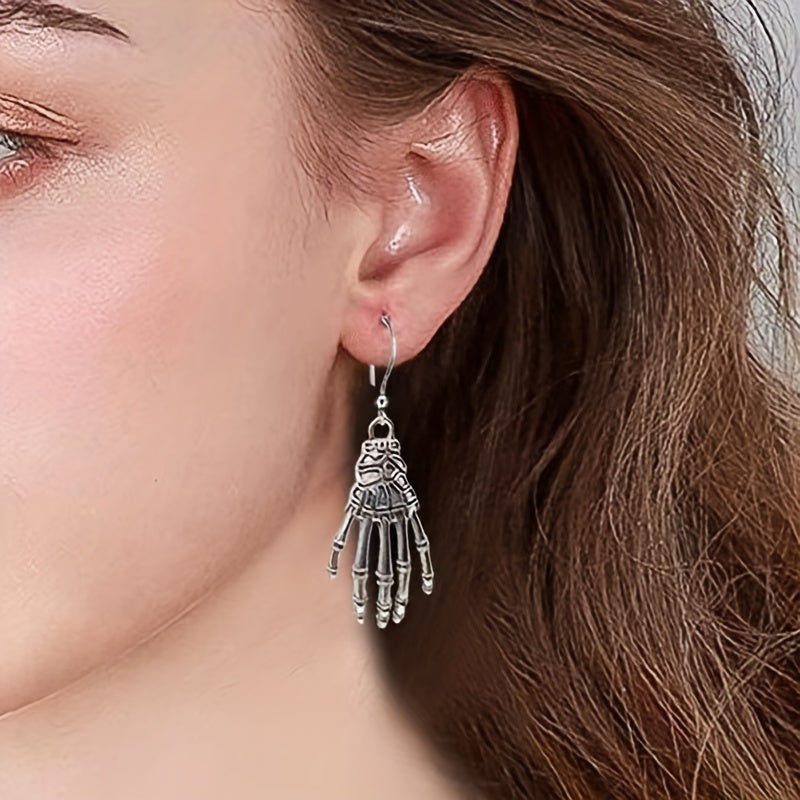Skeleton Ghost Claw Earrings Halloween Gift