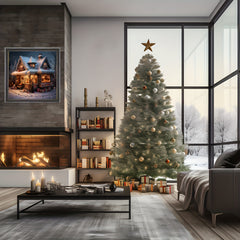 5D DIY Christmas Shop Diamond Painting Art Kit - 30x30cm