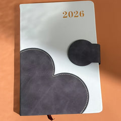 2026 Heart Shaped British Planner Customizable Weekly