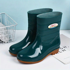 Heighten Round Toe Non Slip Rain Boots