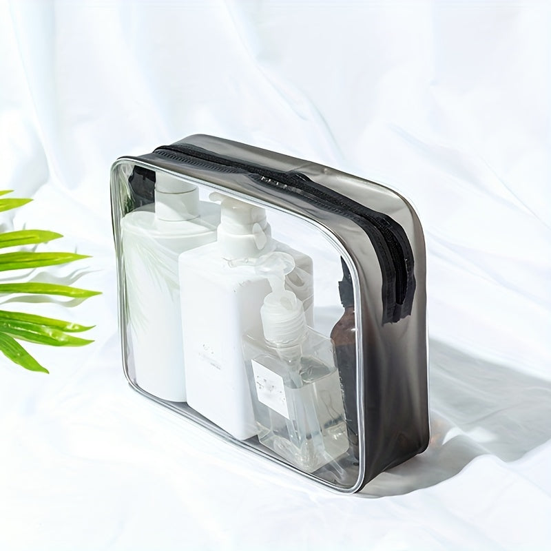 Transparent Cosmetic Bag Waterproof Toiletry Makeup Storage Pouch