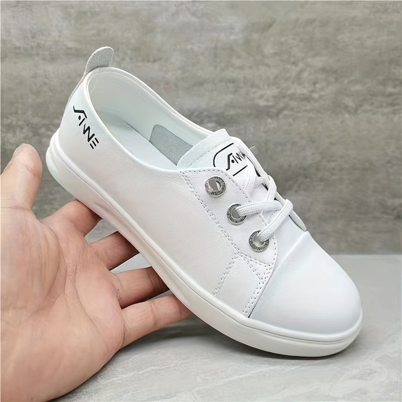 Women's Lace Up Comfortable Flat Sneakers