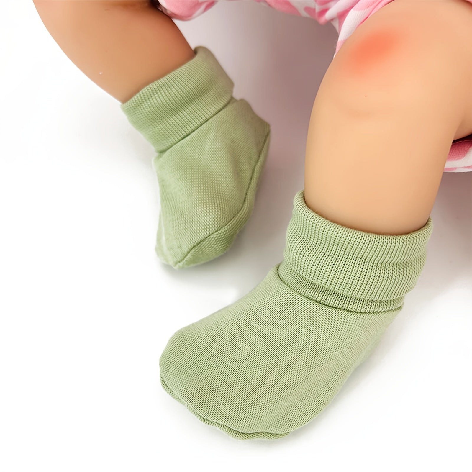 Newborn Fetal Cap & Gloves & Foot Covers Set for Baby Photography Props