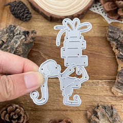 1pc Christmas Elf Metal Cutting Dies Scrapbook Paper Craft DIY Supplies