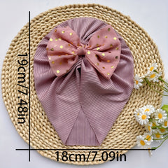 Soft Bow Hat for Newborns and Infants - Spring Summer Headband