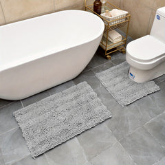 Chenille Plush Non-slip Bathroom Floor Mat