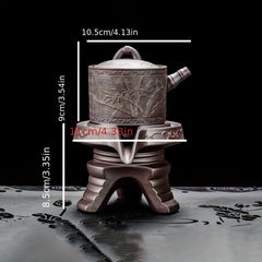 Ceramic Kung Fu Tea Set Home Automatic Tea Service Gift