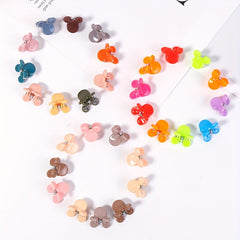 100pcs Cartoon Mouse Mini Hair Clip Hair Accessories For Girls Kids