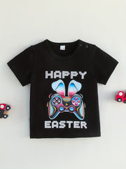 Baby Boys Easter Game Console Graphic Print T-shirt