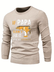 Men's Casual Warm Crew Neck Pullover Sweater