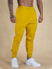 Men's Drawstring Sweatpants Casual Jogger Pants for Autumn Winter