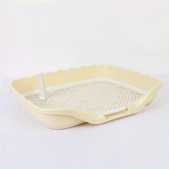 Dog Potty Toilet with Pee Post and Pad Holder