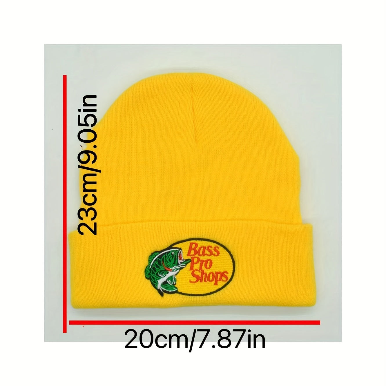 Embroidered Knitted Hat Pullover for Men