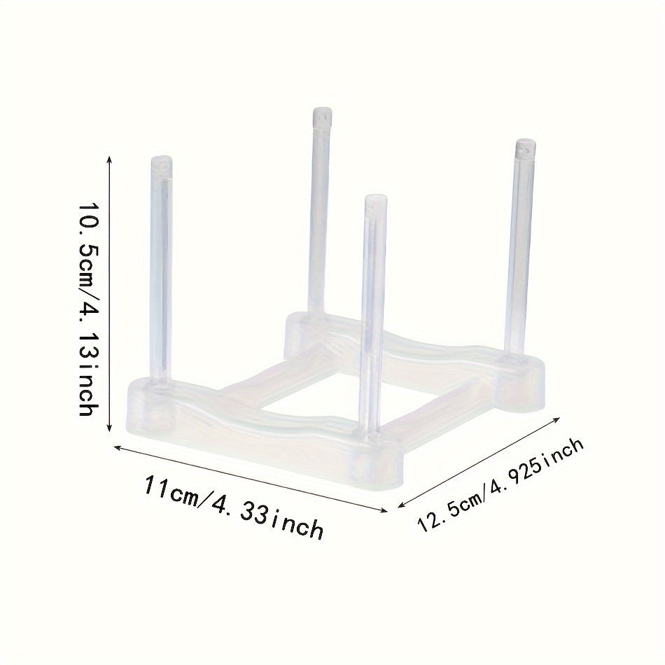 1pc Water Bottle Storage Rack Desktop Transparent Insulation Cup Shelf