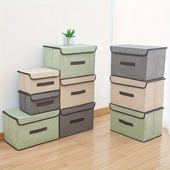 Foldable Clothes Storage Organizer Box Non Woven Dustproof