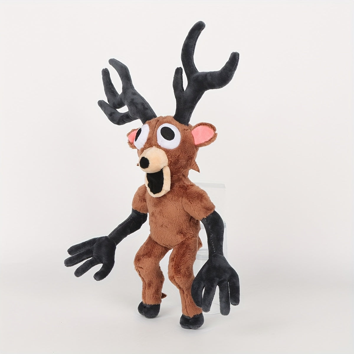 Horror Deer Plush Toy with Glowing Red Eyes