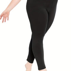 Solid High Rise Fitness Leggings