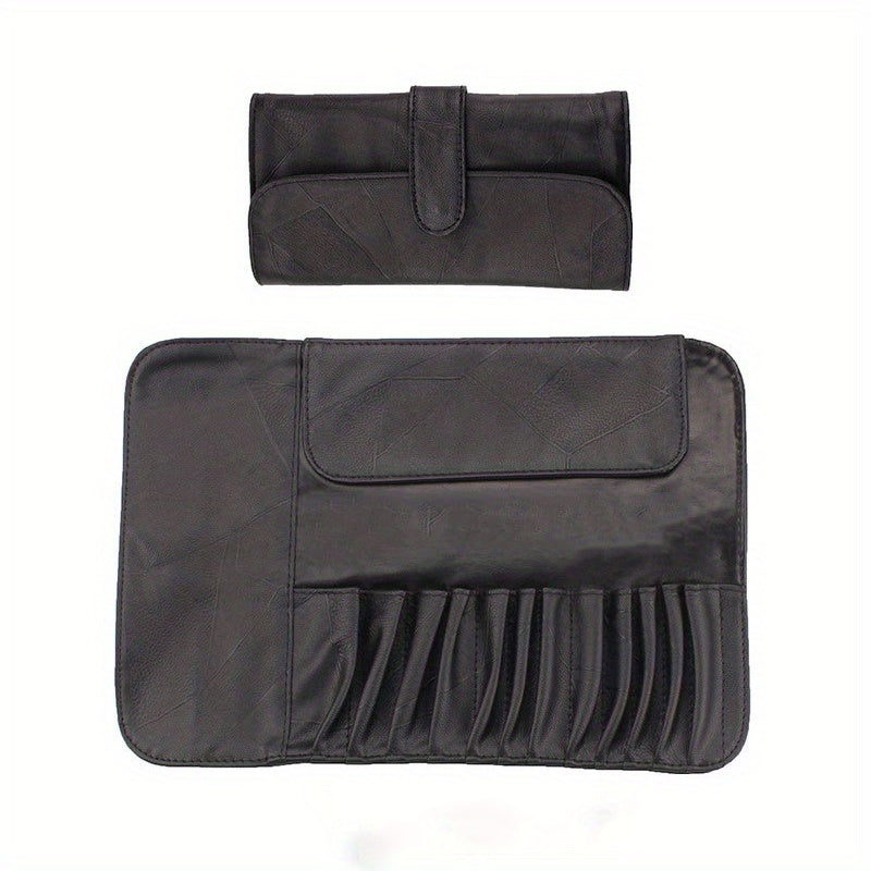 Makeup Brush Bag Multifunctional Roll Storage Case For Travel 12pcs