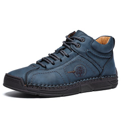 Men's Lace-up PU Boots for Outdoor Camping