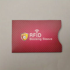5PCS Aluminum Anti Rfid Blocking Card Holder Wallet