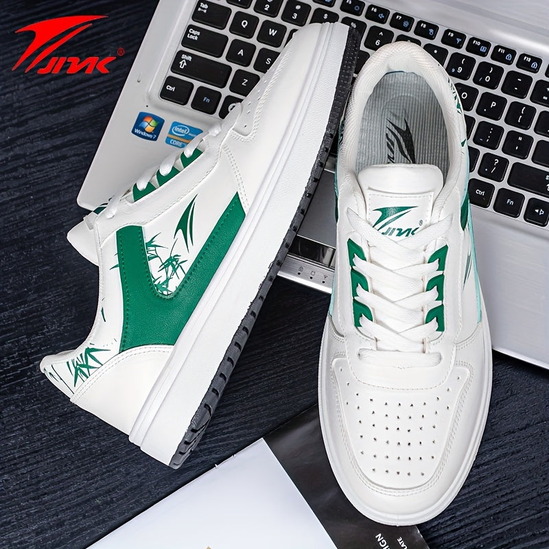 JNAK Bamboo Pattern Low Skate Shoes Lightweight Platform Sneakers