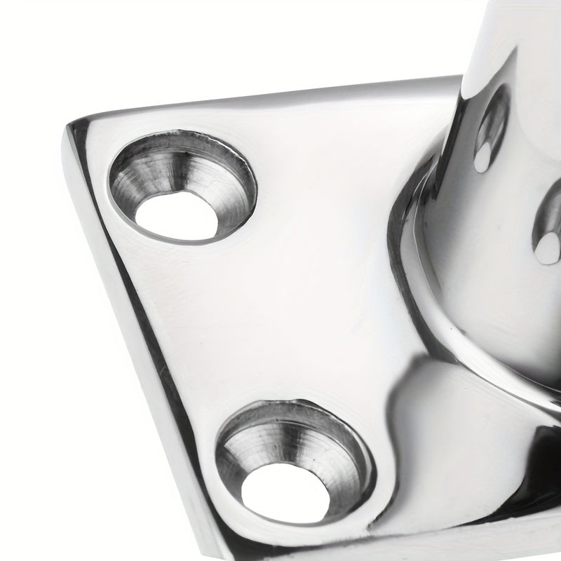 316 Stainless Steel Rail Base Fitting 2 Rectangular Base 90 Marine Hardware