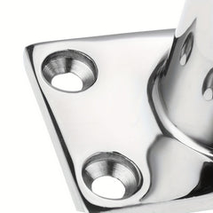316 Stainless Steel Rail Base Fitting 2 Rectangular Base 90 Marine Hardware