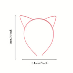 Cat Ear Hairbands Party Decorations Bunny Bow Headwear for Girls