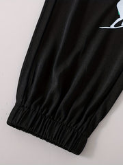 Teen Casual SURFING Elastic Waist Sweatpants Clothes