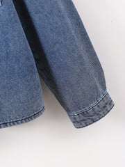 Boys Casual Denim Jacket Button Down