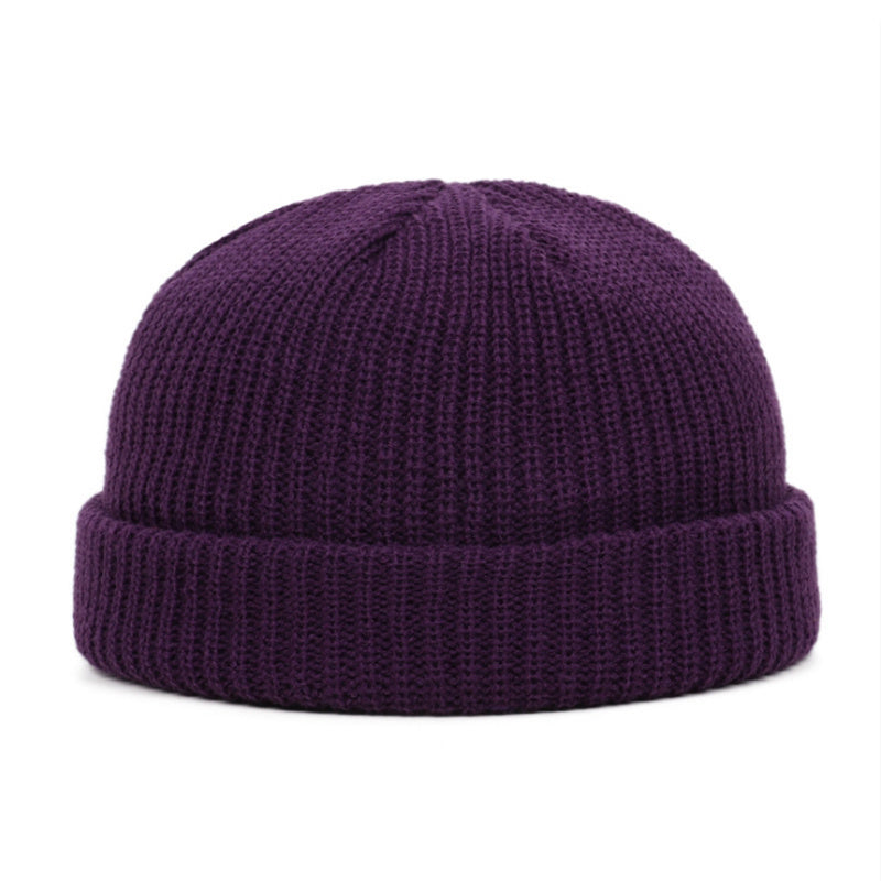 Knitted Woolen Beanie Hat for Autumn Winter