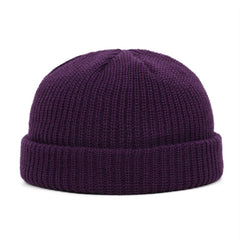 Knitted Woolen Beanie Hat for Autumn Winter