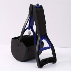 Foldable Dog Poop Scooper Long Handle Waste Picker for Outdoor Walking