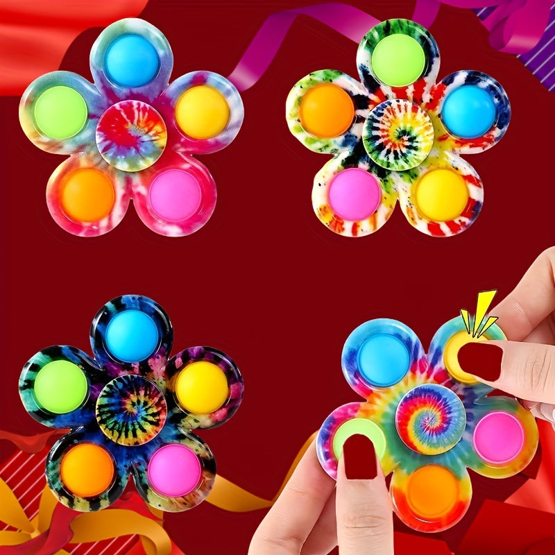3-5pcs Pop Fidget Spinner Anti-Stress Sensory Toy Birthday Party Favors