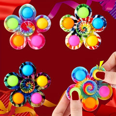 3-5pcs Pop Fidget Spinner Anti-Stress Sensory Toy Birthday Party Favors