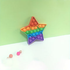 Pop Bubble Pentagram Fidget Toy - Decompressing Toy